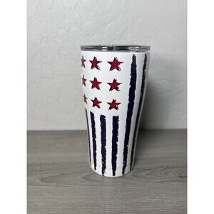 SIC 20oz AMERICAN FLAG Stainless Steel Tumbler Cup with Lid Coffee Mug